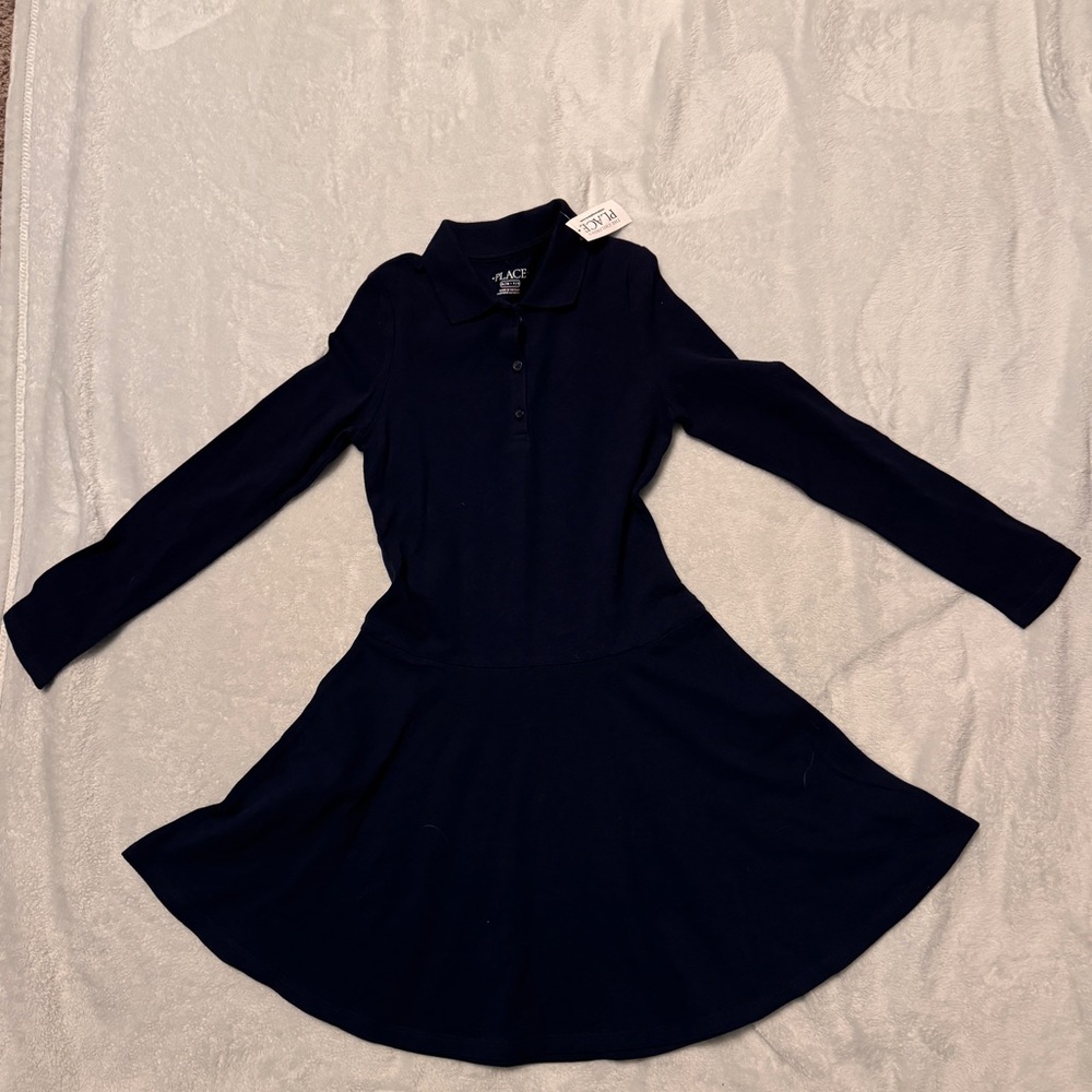 NEW WITH TAGS Children’s Place girls navy uniform dress